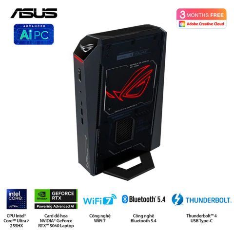 Máy tính Mini PC ASUS ROG NUC (Core Ultra 7 255HX, RTX 5060 8GB)