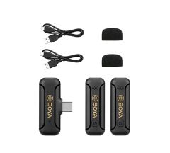  BOYA BY-WM3T2-U2 - Mic thu âm không dây 2.4GHz mini dành cho Android 