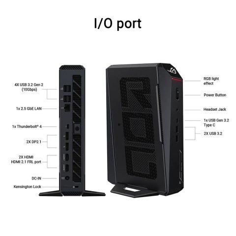 Máy tính Mini PC ASUS ROG NUC (Core Ultra 9 275HX, RTX 5070 Ti 12GB)