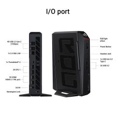  Máy tính Mini PC ASUS ROG NUC (Core Ultra 9 275HX, RTX 5070 Ti 12GB) 