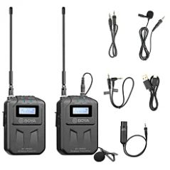  BOYA BY-WM6S - Mic thu âm không dây dành cho Điện thoại và Máy ảnh cổng 3.5mm 