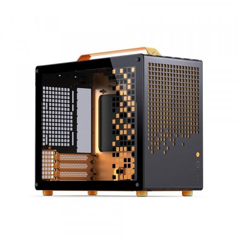 Vỏ Case Jonsbo Z20 Orange/ Black (mATX/ Mid-Tower/ Màu Đen Cam)