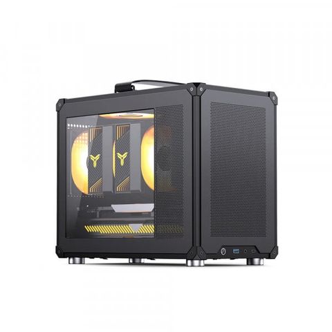 Vỏ Case Jonsbo C6 Max Black (Mini Tower/ M-ATX/ Đen)