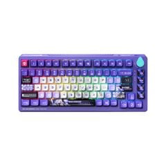  Bàn phím cơ không dây Machenike K600T-B82 (White Purple-Shirasaiko) 