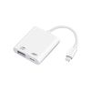 Cáp OTG USB Lightning to USB 3.0 kèm lỗ sạc pin Hàng chính hãng