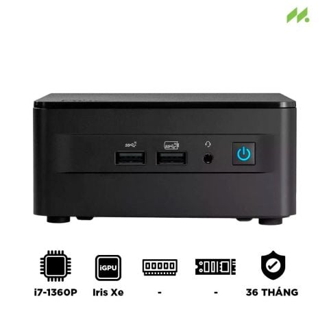 Máy tính Mini PC ASUS NUC 13 Pro Arena Canyon (Intel Core i7-1360P)