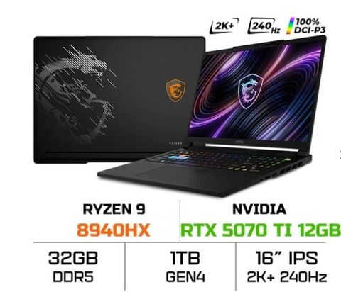 Laptop MSI Raider A16 HX B8WH-031VN