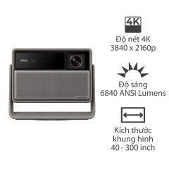 Máy chiếu XGIMI Horizon 20 Max, 4K Ultra HD, 6840 ANSI Lumens, 40 