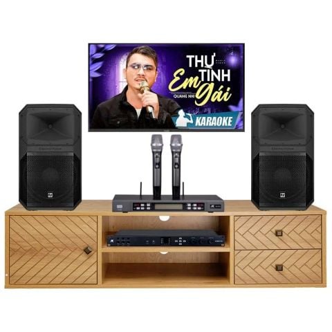 Dàn karaoke gia đình KGD101 (Electro voice Eviva 15P)