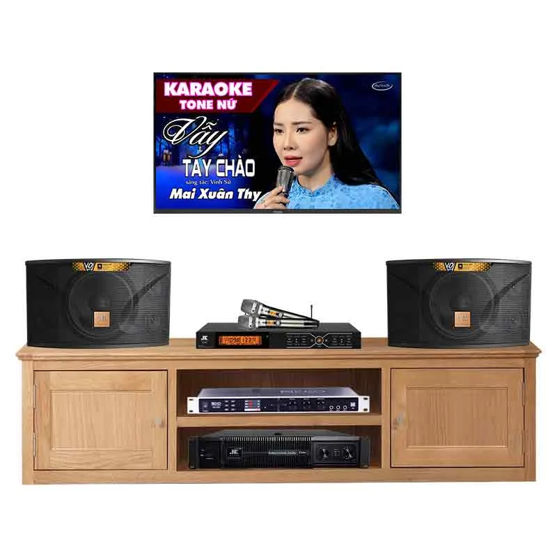 Dàn karaoke JBL GD113 (JBL Ki110 Gold Edition, JKAudio D2400, B3 Pro, NEKO DK1000)