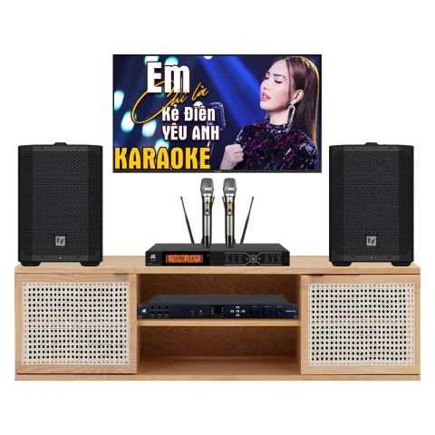 Dàn karaoke gia đình KHD55 (Electro voice Everse 8)