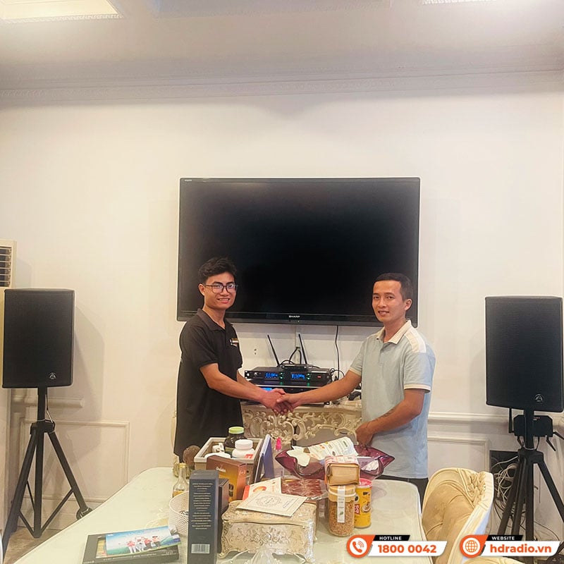 Ảnh minh họa Dàn Karaoke Wharfedale KH68 (Wharfedale Sigma X12, Công suất, X6000 Plus, micro B3 Pro) 1