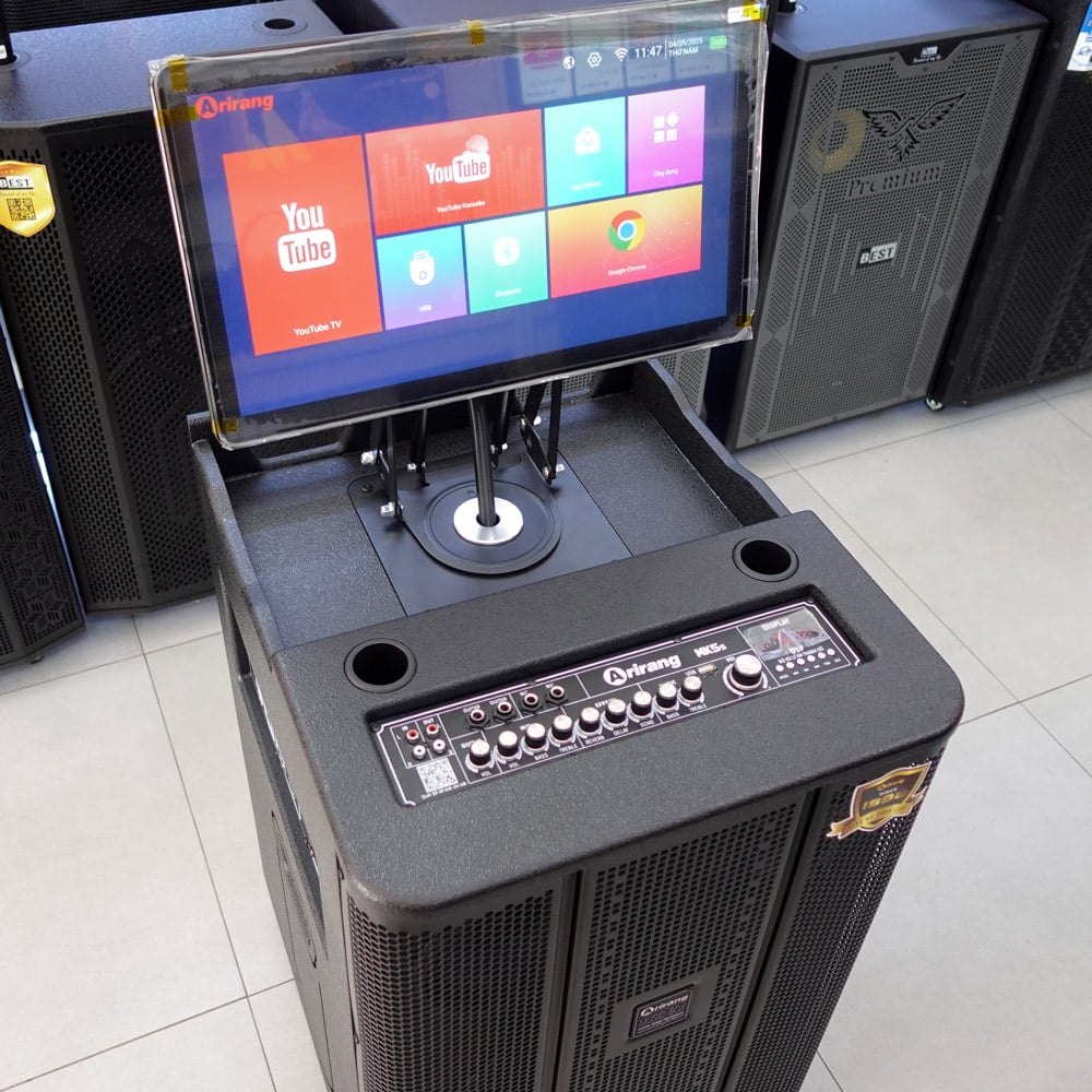 Ảnh minh họa Arirang MK5S | Loa Kéo Màn Hình 18.5 inch, Bass 40cm (400W) Kèm 2 Micro 2