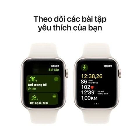 Apple Watch SE 2024 GPS Cellular 40mm Viền Nhôm Dây Cao Su