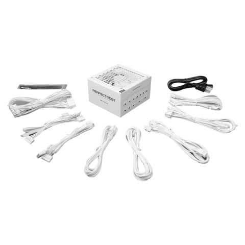Nguồn máy tính DarkFlash PMT 750 White -750W GOLD ATX 3.1, PCIe 5.1