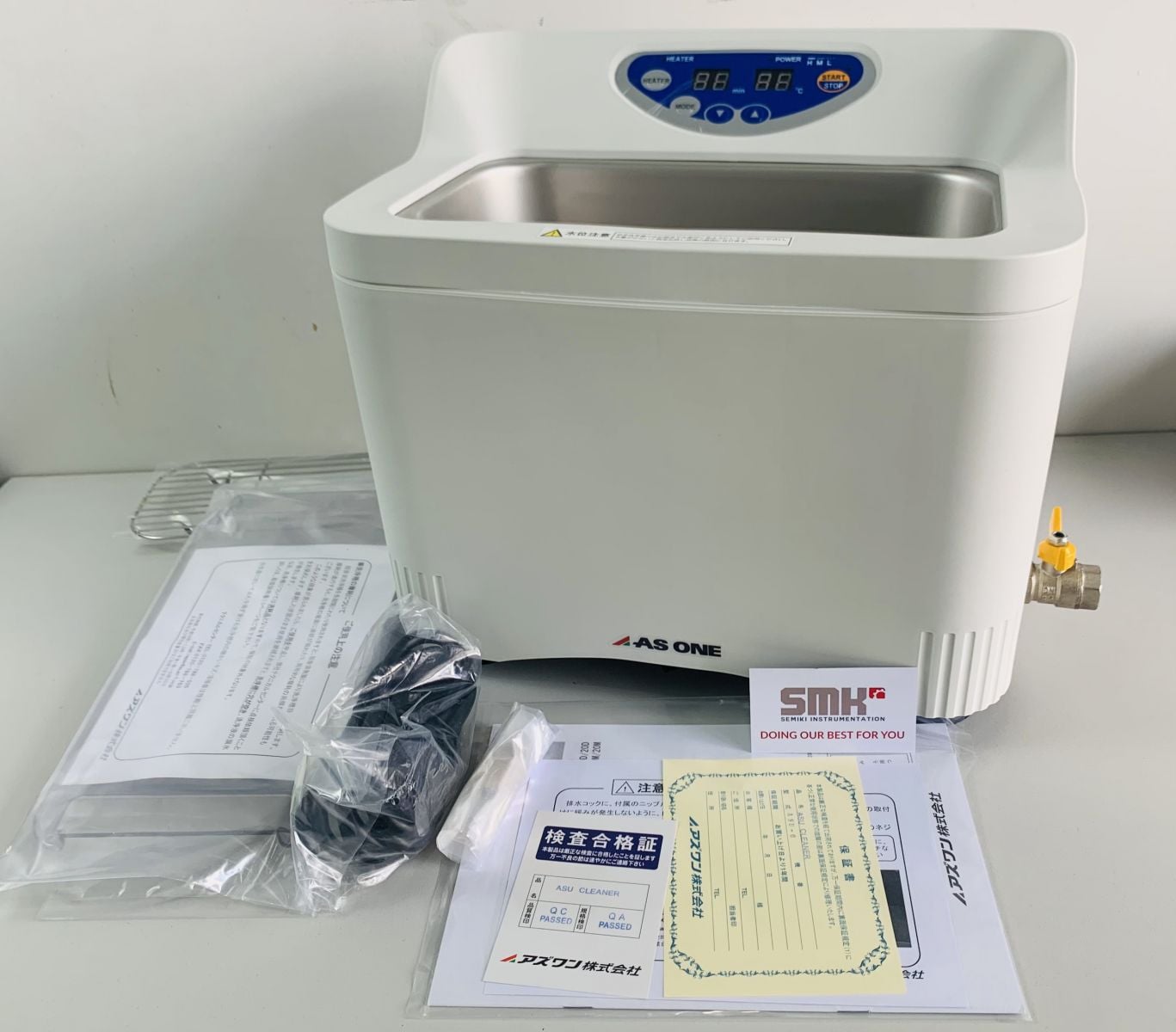 Ảnh minh họa ASONE Ultrasonic Cleaner ASU-20D máy rửa siêu âm (20L/ 23-43kHz) 1