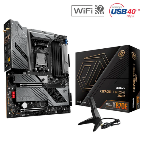 Mainboard ASRock X870E Taichi Lite – AM5, DDR5, WiFi 7