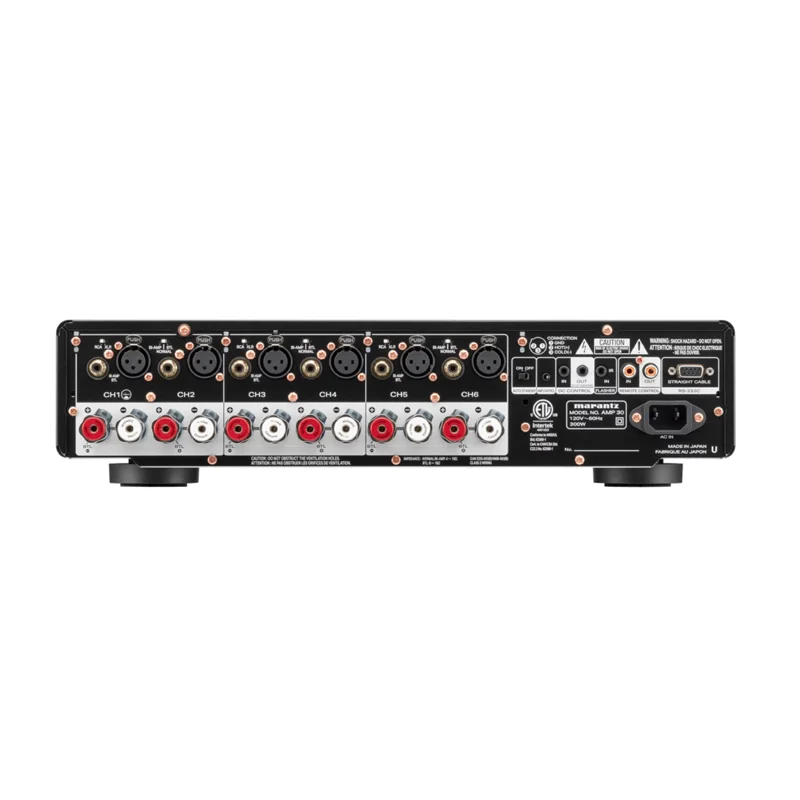 Ảnh minh họa Amply Marantz AMP30, 6 kênh Class D, 200W/CH ở 8 Ohm và 400W/CH ở 4 Ohm, HDAM SA2, Bridge Mode, Bi amp 3