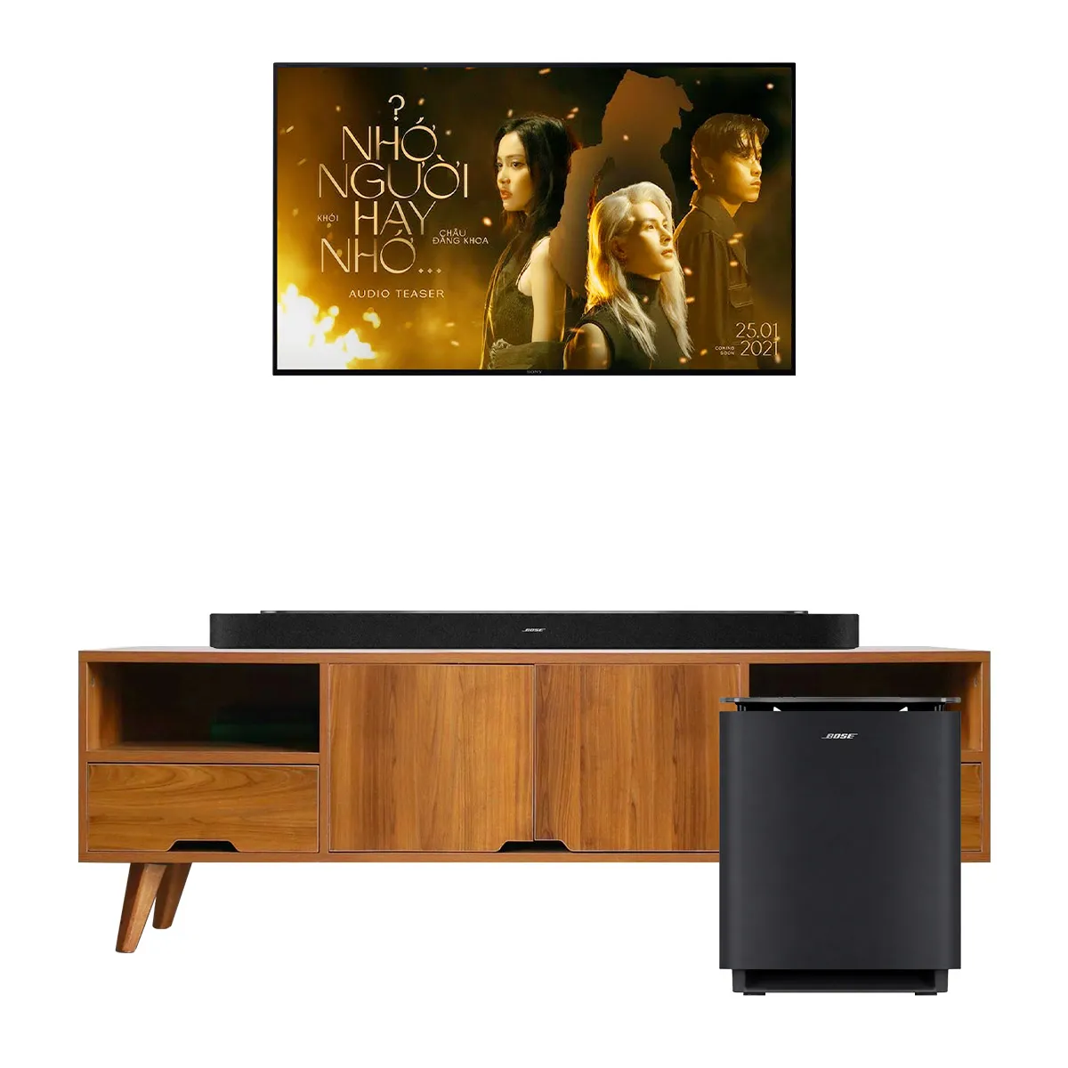 Ảnh minh họa Combo Bose Lifestyle Extra Bass Set (Soundbar Bose Lifestyle Ultra + Bose Lifestyle Ultra Subwoofer) 2
