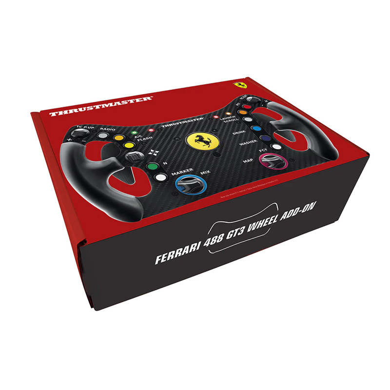 Ảnh minh họa Mặt Vô lăng ThrustMaster Wheel Addon Ferrari 488 GT3 (mặt vô lăng addon cho ThrustMaster) 1
