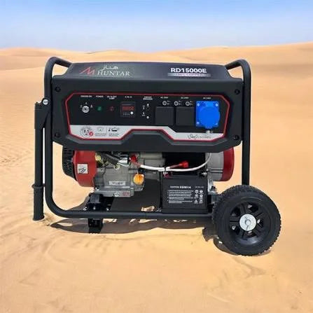 Máy phát điện xăng di động Huntar 9000E 6kW – Máy phát điện dự phòng hạng nặng
