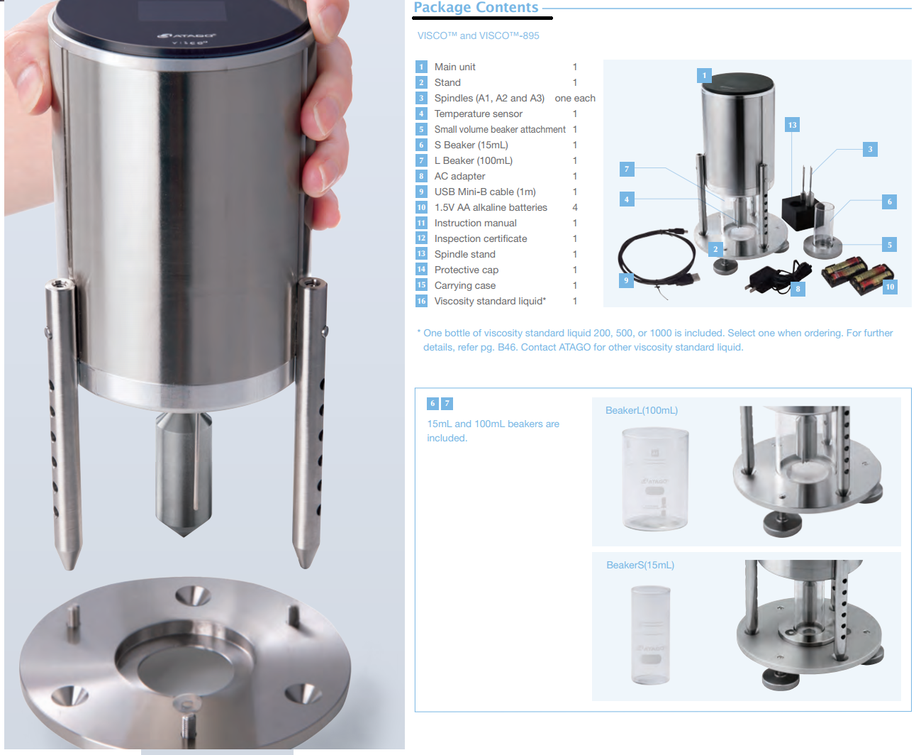 Ảnh minh họa ATAGO 6820 Digital Viscometer VISCO 895 máy đo độ nhớt thực phẩm 3