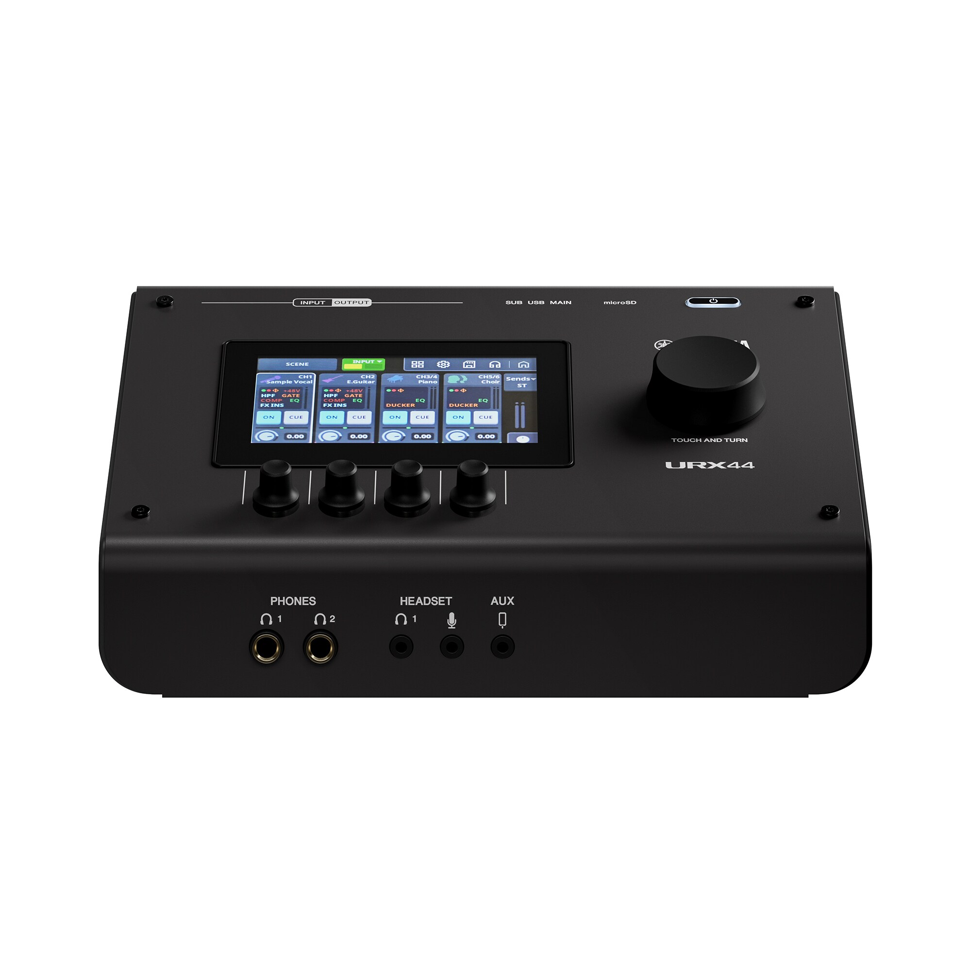 Ảnh minh họa Audio Interface Yamaha URX44 W USB-C 6 vào 4 ra màu trắng 2