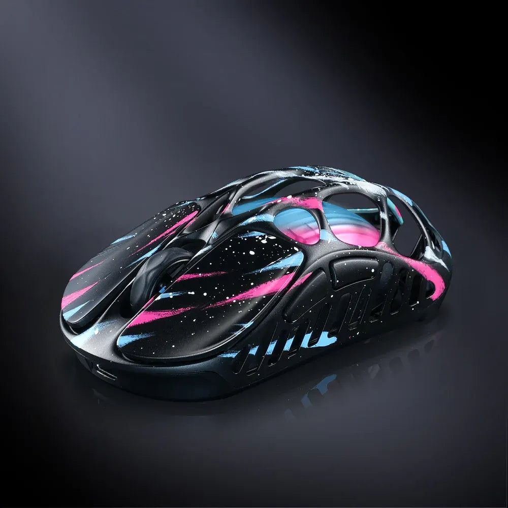 Ảnh minh họa Chuột Gaming Không Dây GravaStar Mercury X Pro kèm Dongle 8K Phiên Bản Đặc Biệt Neon Graffiti 1