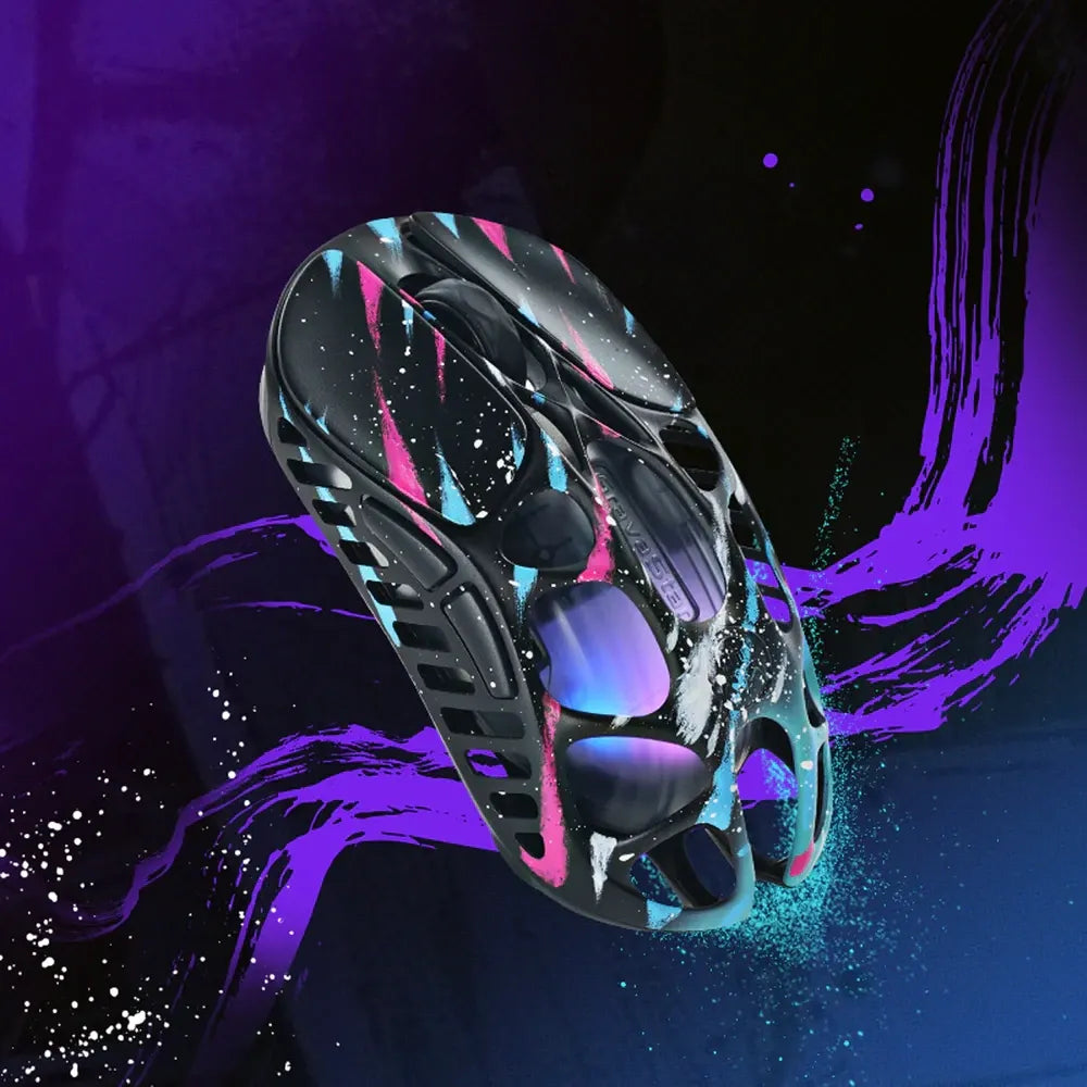 Ảnh minh họa Chuột Gaming Không Dây GravaStar Mercury X Pro kèm Dongle 8K Phiên Bản Đặc Biệt Neon Graffiti 2
