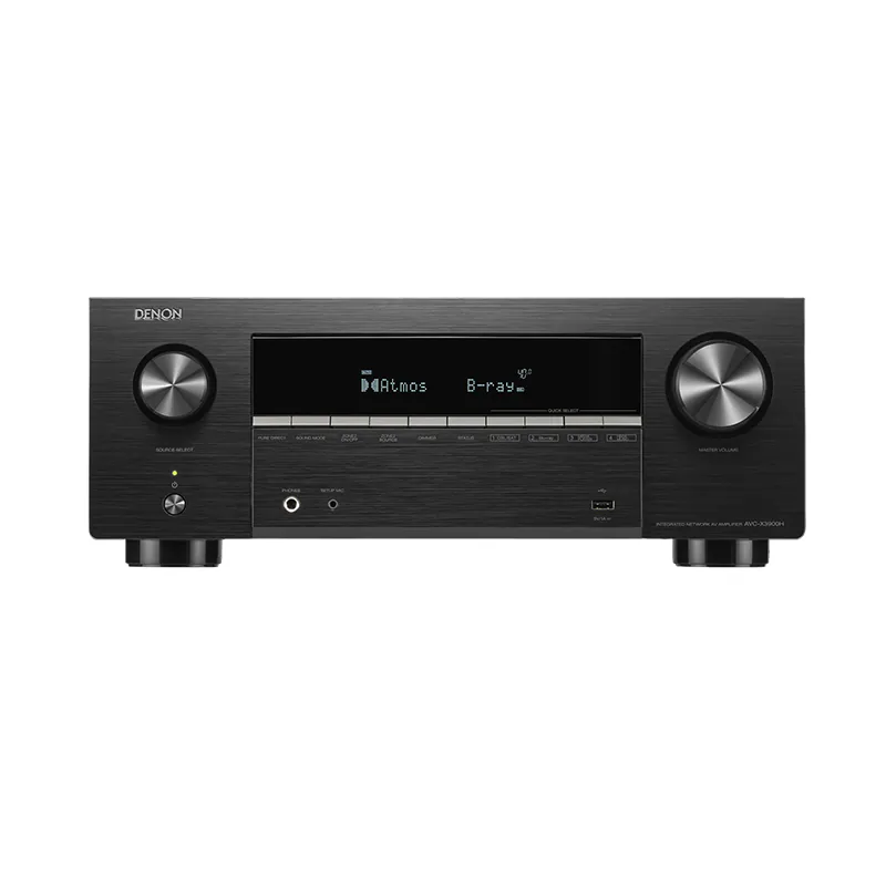 Amply Denon AVC-X3900H (9.4 Kênh, 105W/Kênh, Dolby Atmos, 8K, HEOS, HDMI, Optical, Coaxial)