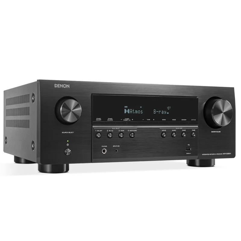 Ảnh minh họa Amply Denon AVR-S980H, 7.2 Kênh, Công suất 90W/CH (8 ohms), HEOS, Wi-Fi, Bluetooth, HDMI 1