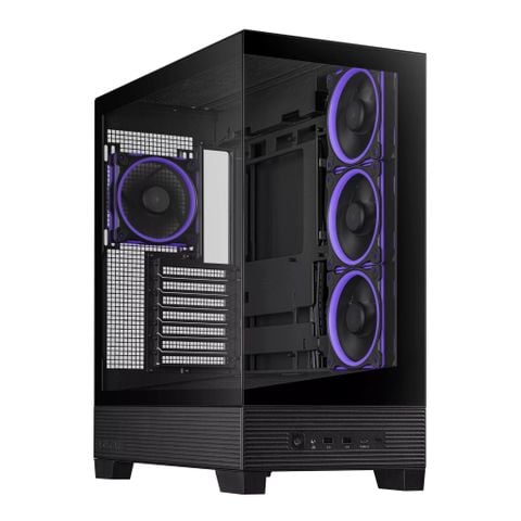 Thùng máy ASUS A31 PLUS TG F-ATX | Mid Tower, ATX, BTF, Đen