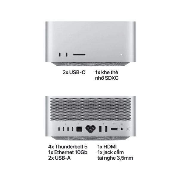 Ảnh minh họa Máy bộ Mac Studio M5 Max MHL64SA/A (M5 Max/ Ram 36GB/ SSD 512GB/ macOS/ 1Y) 3