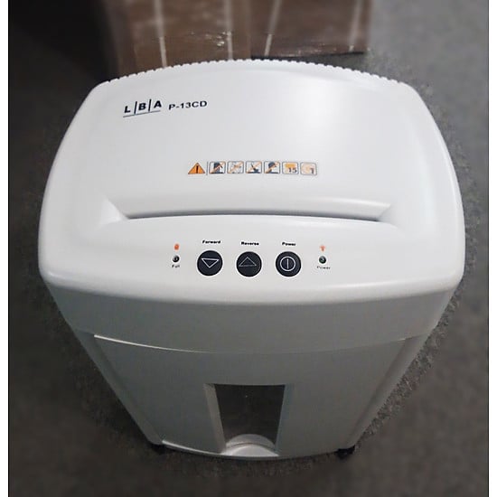 Máy Hủy Tài Liệu LBA P-13CD (Hủy Vụn) - Công Suất 15 Tờ, Hủy CD/Thẻ Tín Dụng