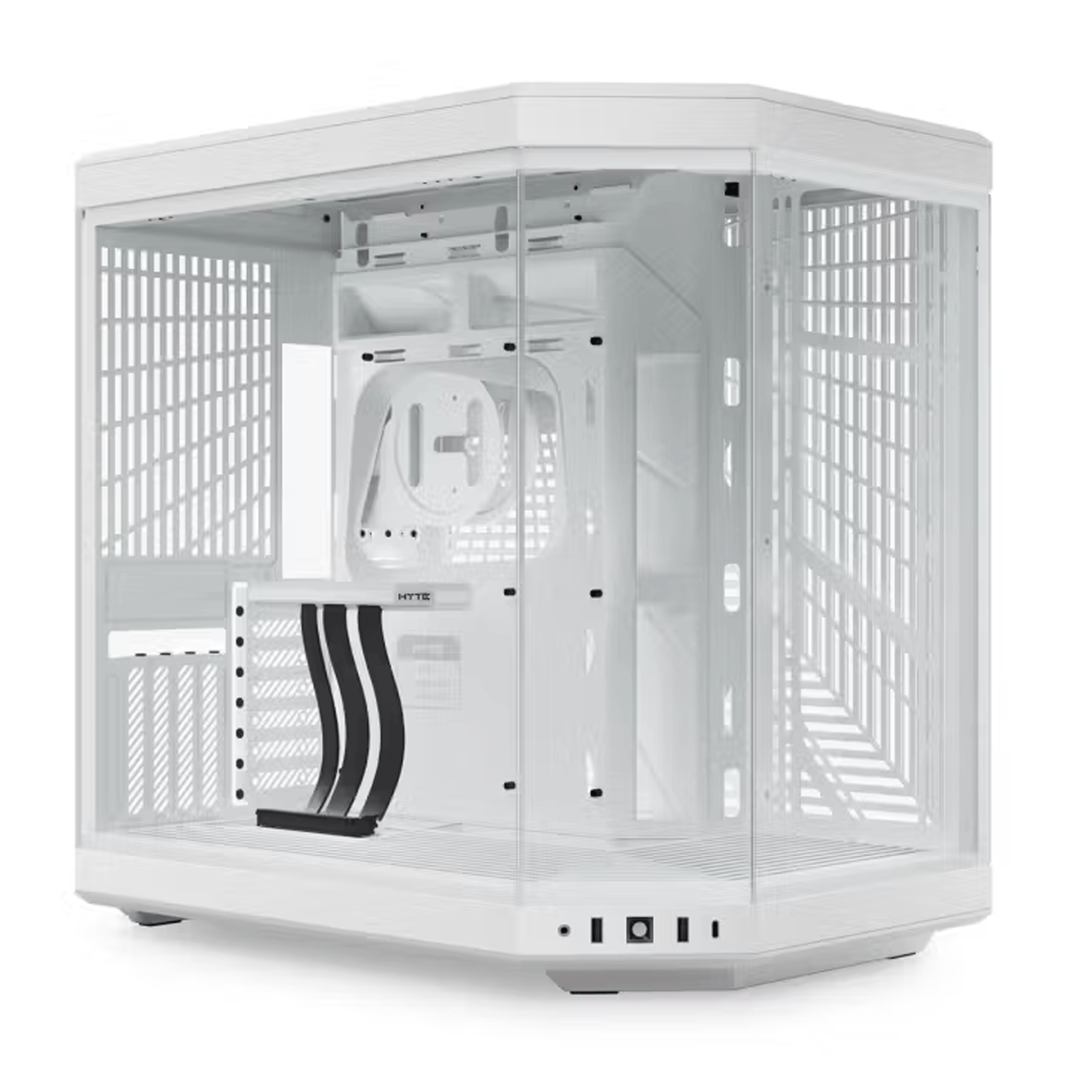 Thùng máy Hyte Y70 Standard White - Kèm sẵn cable riser PCIe 4.0 (CS-HYTE-Y70-WW)