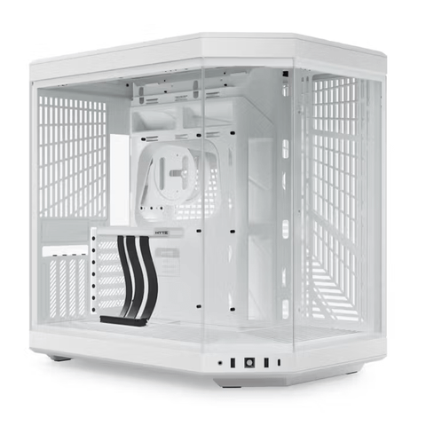 Thùng máy Hyte Y70 Standard White - Kèm sẵn cable riser PCIe 4.0