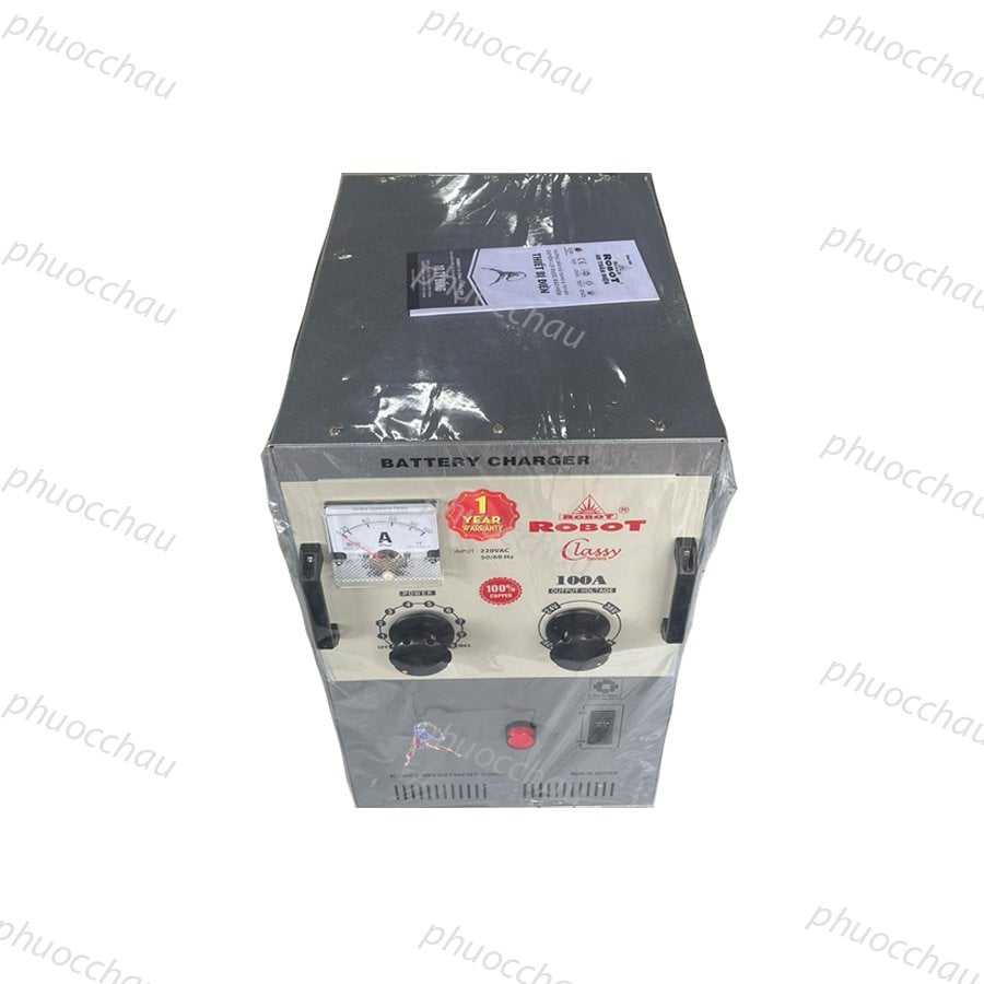 Ảnh minh họa Máy sạc ắc quy Robot tăng giảm 100A (12V-24V-36V-48V, Dây Nhôm,Dây đồng) 2