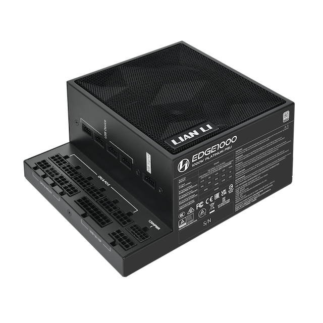 Nguồn máy tính LianLi EDGE 1000W Platinum V2 (PSULLEG1000P.BH00.EU) | Kèm HUB, Đen