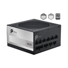  Nguồn máy tính MSI PRO A1000PL PCIE5 1000W 80 Plus Platinum 
