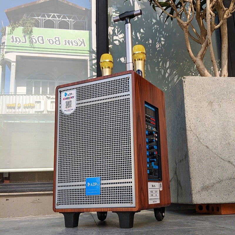 Ảnh minh họa AZPRO AZ308 | Loa kéo Karaoke di động 3 đường tiếng Bass 2 tấc 2