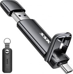  SSD di động SSK 1TB USB C+A 3.2 