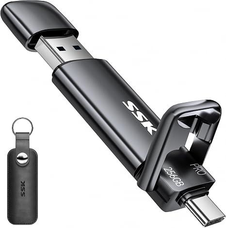 SSD di động SSK 2TB USB C+A 3.2