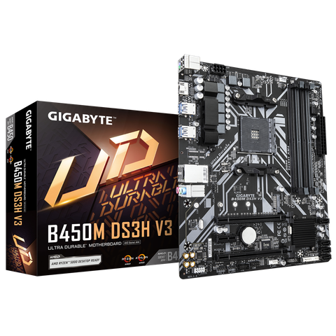 Bo Mạch Chủ Gigabyte B450M DS3H V3