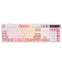  Bàn phím SKYLOONG GK104 PRO Peach Tri-mode CuCl2 Silent Switch 