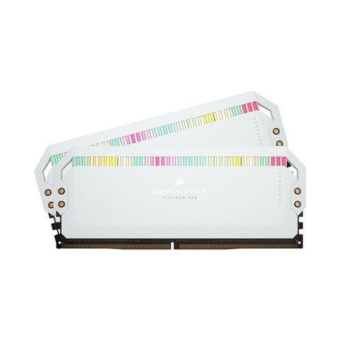 Ram Desktop Corsair DOMINATOR PLATINUM RGB White (CMT64GX5M2B5200C40W) 64GB (2x32GB) DDR5 5200MHz