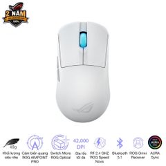  Chuột Asus ROG Harpe Ace Mini Wireless White 