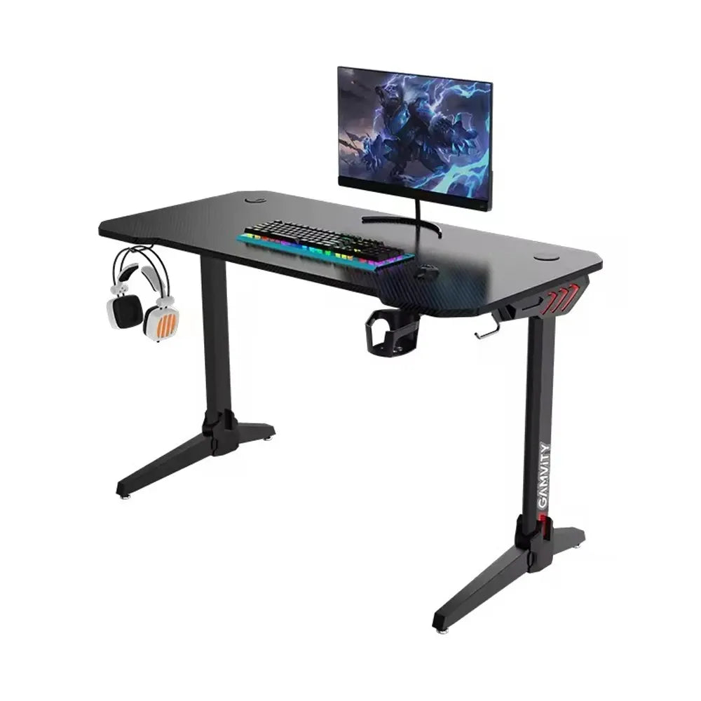 Bàn gaming chuyên nghiệp Gamvity có đèn LED RGB (1200*600*750) - Black
