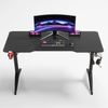 GADGETON D2208 – Bàn gaming đèn RGB chuyển động hình chữ Y - Đen