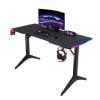 Bàn Gaming Gamax D2208B RGB Carbon Fiber kèm Bàn di chuột - Đen