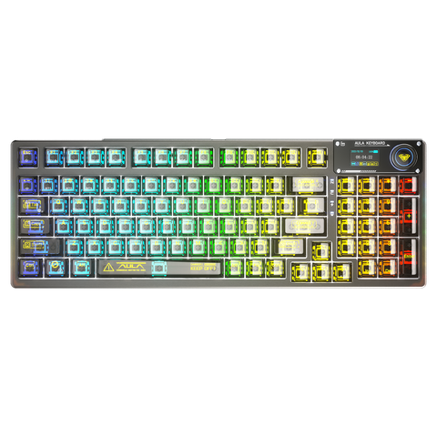 Bàn phím AULA F98 PRO TM (Đen/ Ice Crystal Switch) F9801
